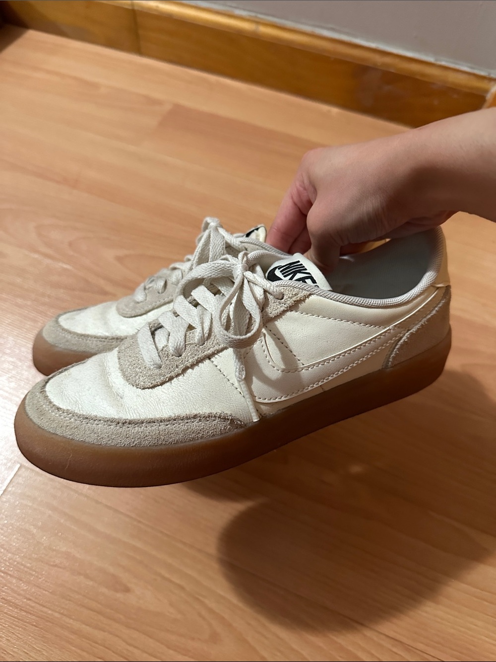 Nike Women’s Cream and Gum Low-Top Sneakers